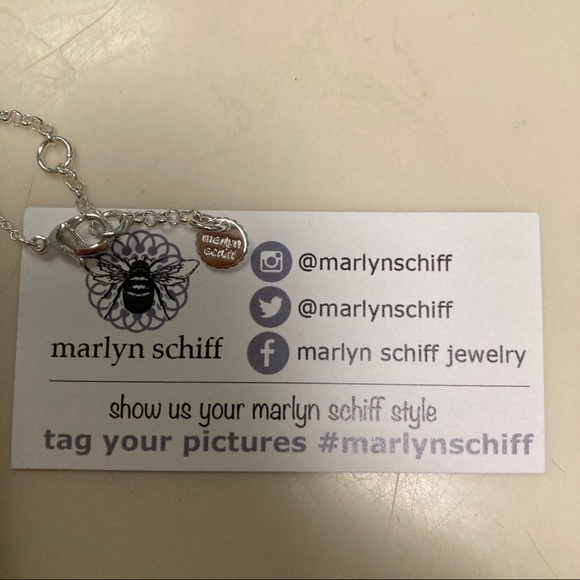 Marlyn Schiff Genie enamel Y necklace light blue - Picture 6 of 6